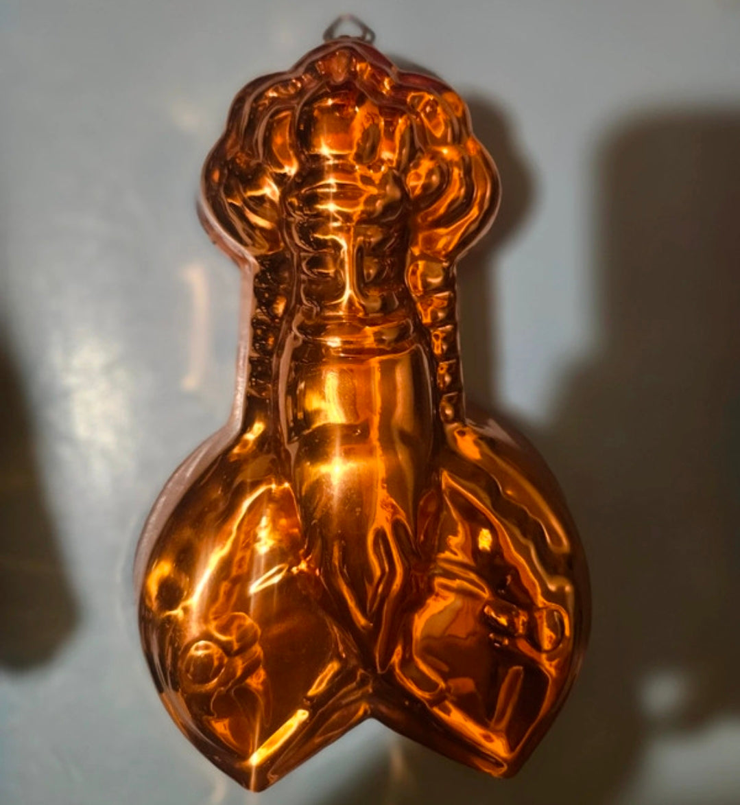 Vintage Copper Lobster Jello Mold