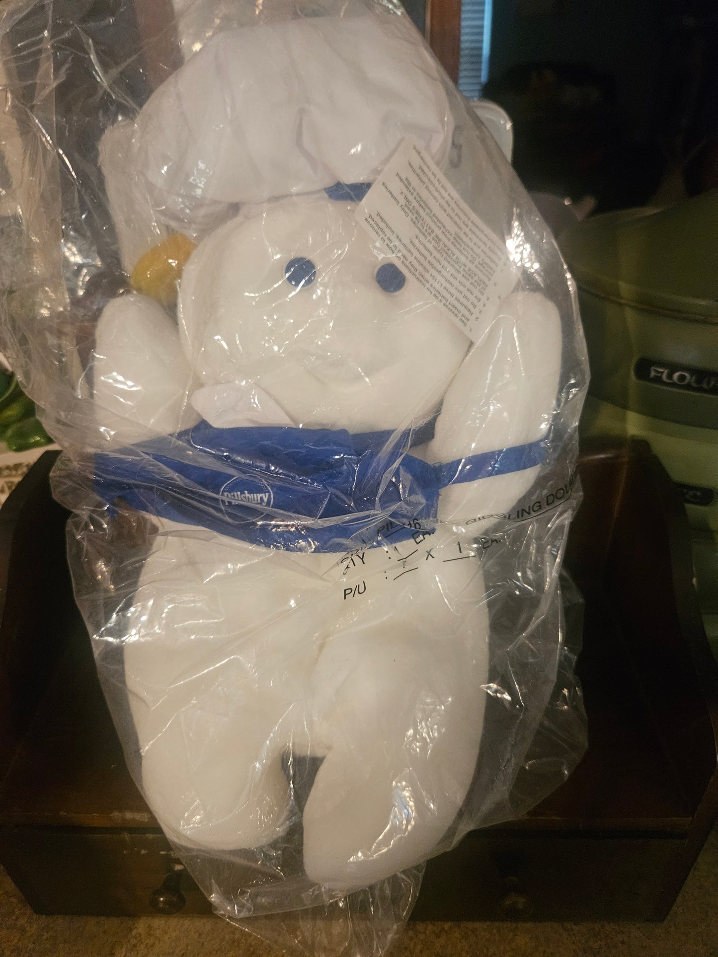 Vintage Pillsbury Giggling Doughboy Plush by Dakin — New in Package
