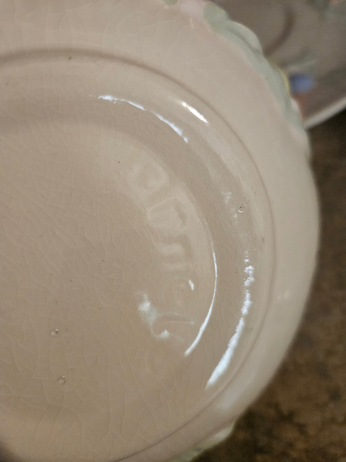 Arnel's Ceramic Easter Egg Soup Bowl & Saucer Set – Vintage 1970s Handpainted