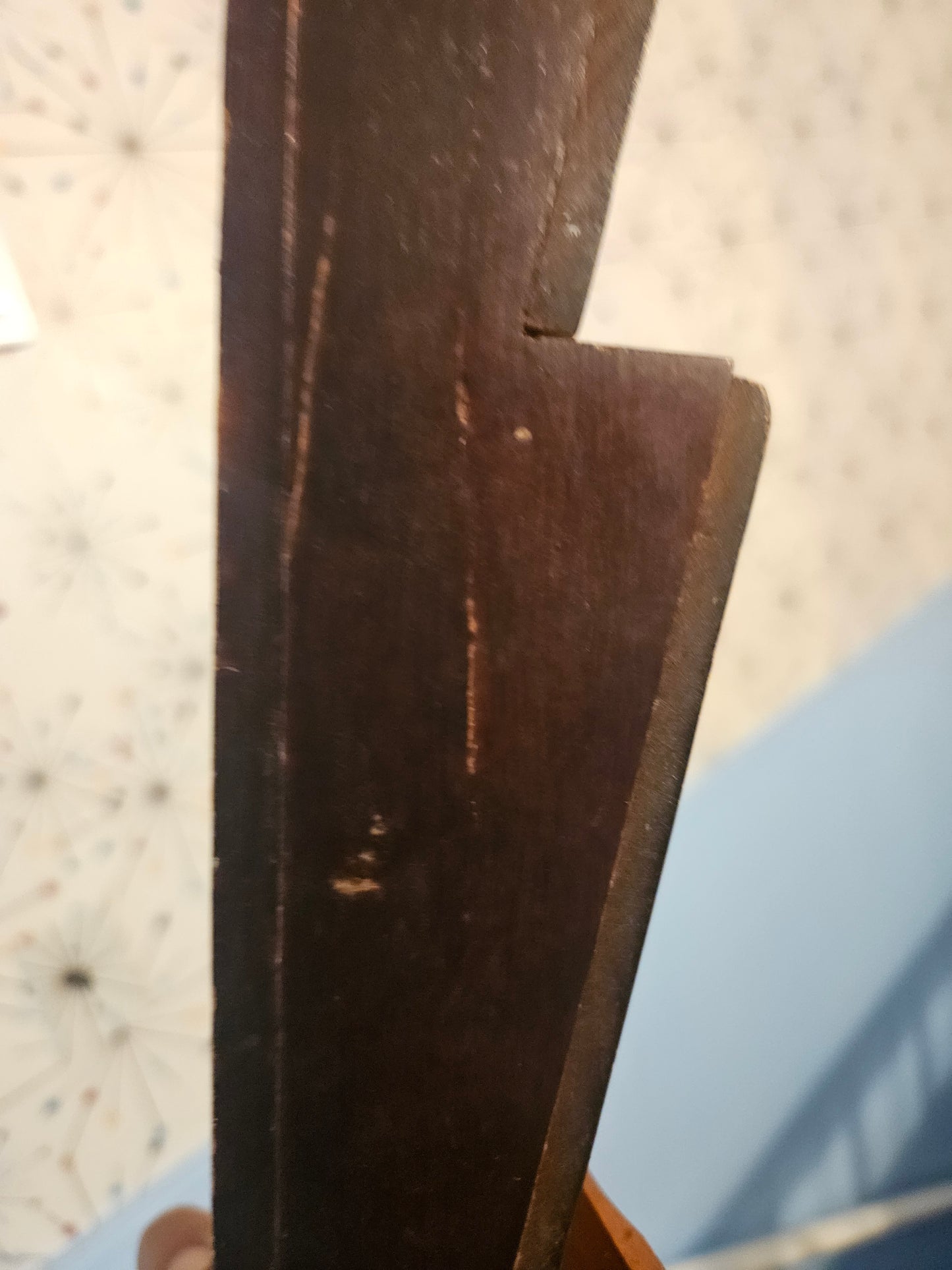 Vintage Wooden Wall Mail Organizer Letters Bills Misc with Key Hooks