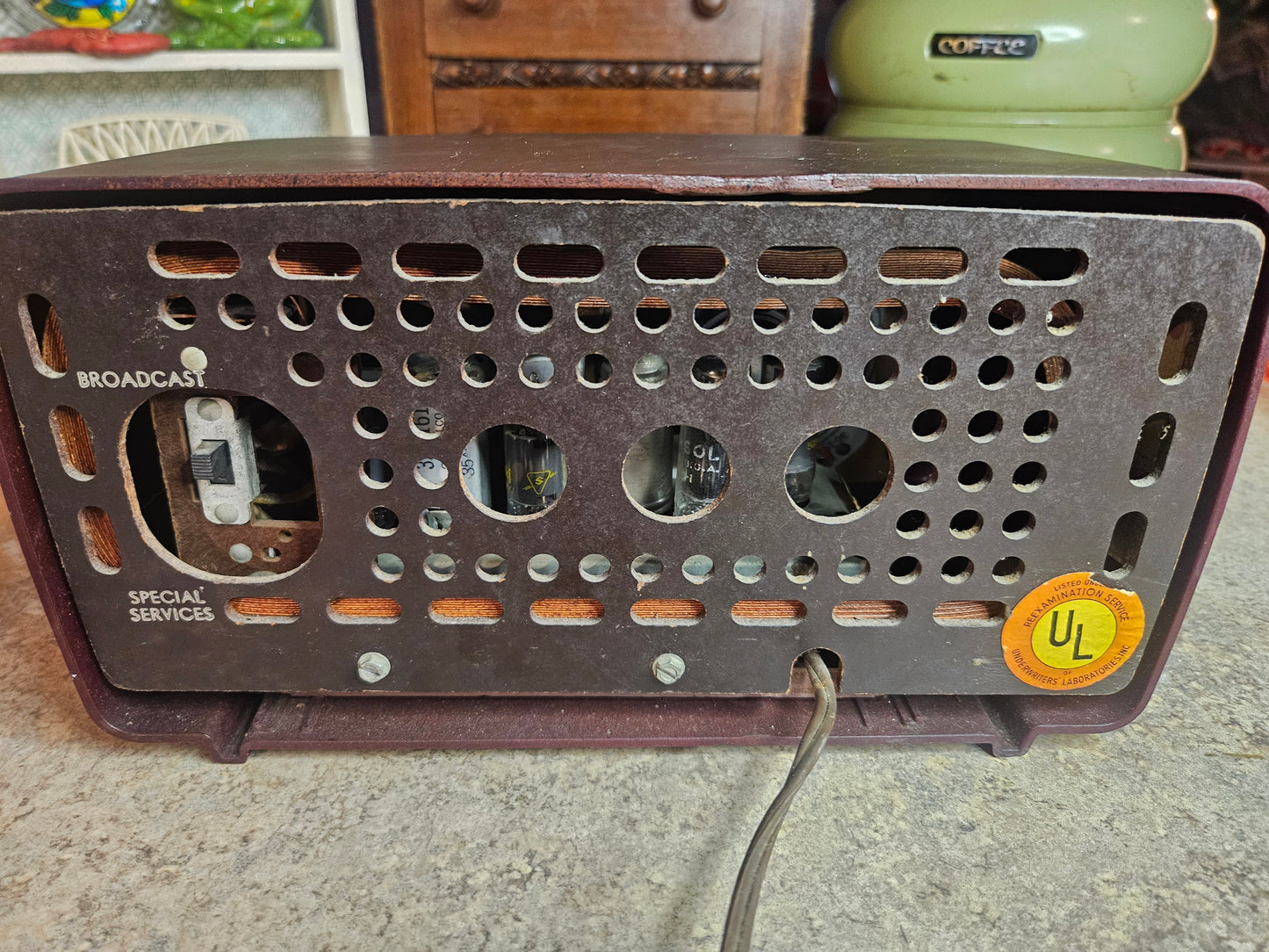 Vintage Philco Transitone AM Tube Radio – Late 1940s/Early 1950s – Working