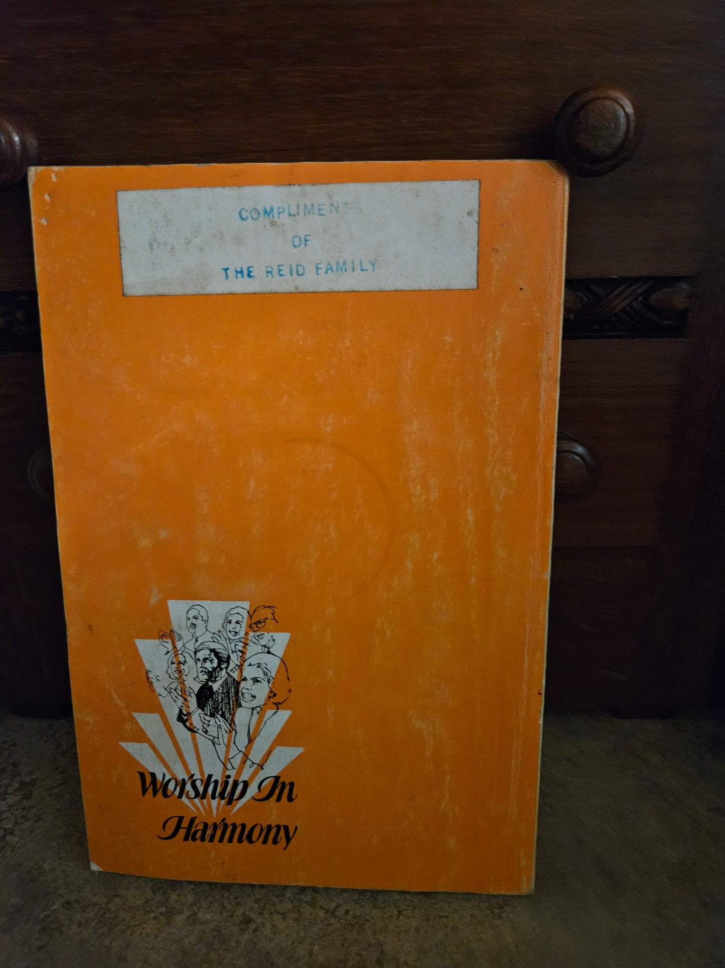 "Worship In Harmony" Vintage Gospel Songbook – Reid Family Provenance