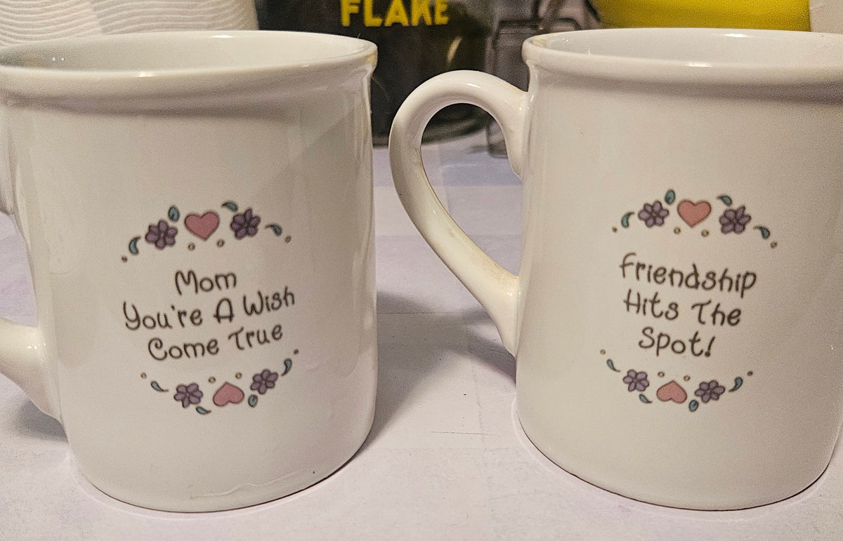 Vintage Precious Moments Coffee Mugs, Set of 2 (1995)