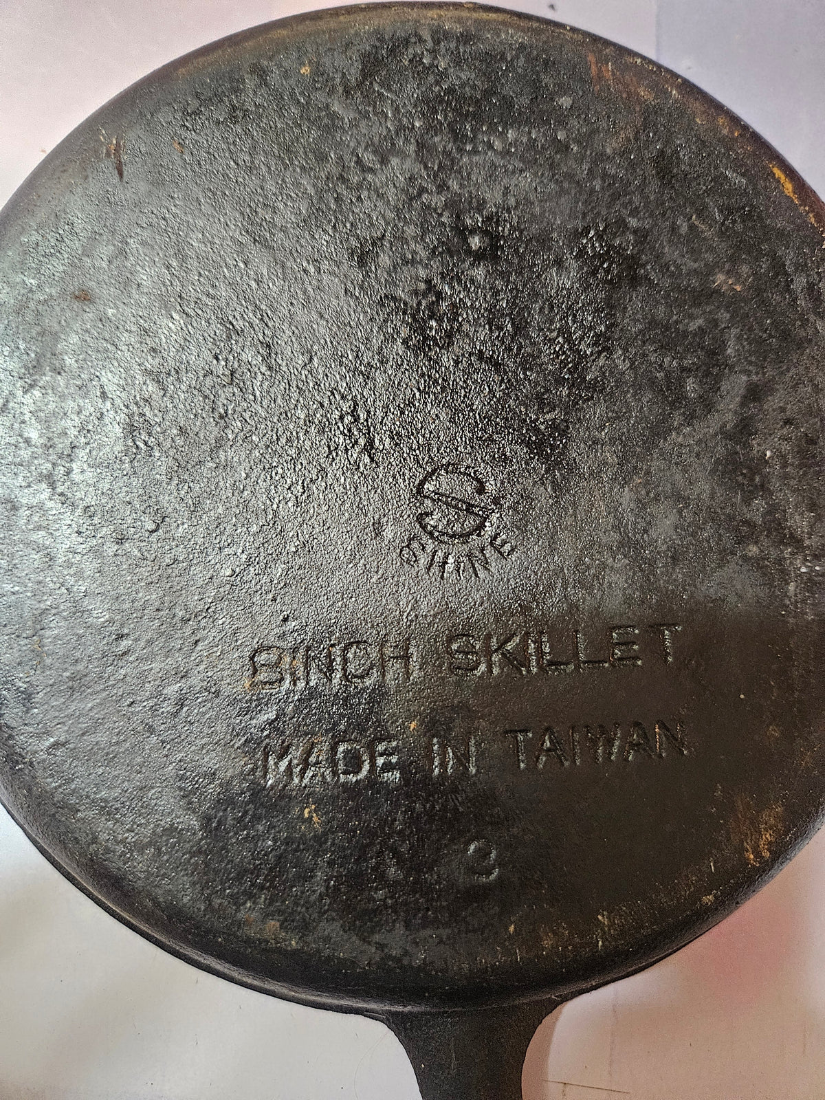 Pre-Owned Cast Iron Skillet, Made in Taiwan