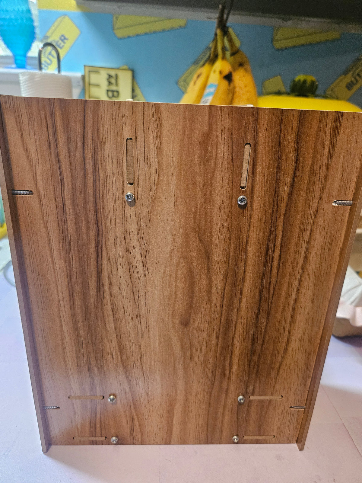 Wood-Look Desk & Counter Organizer with Compartments