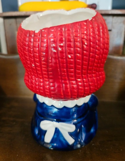 Vintage Raggedy Ann Ceramic Planter