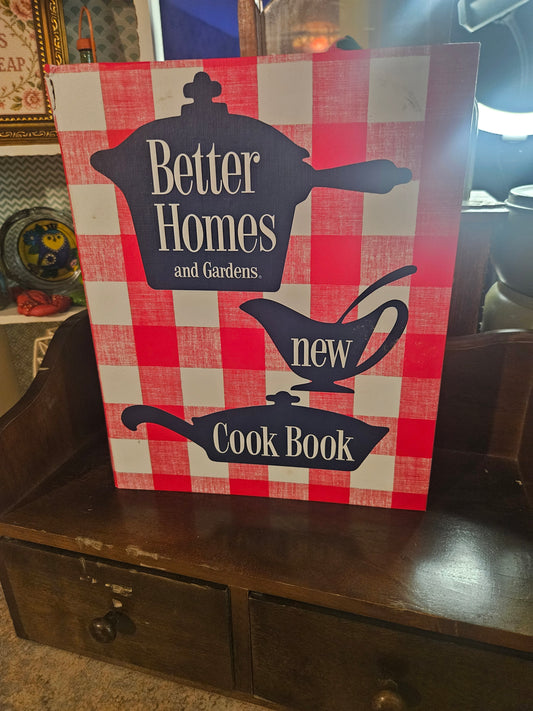 Better Homes and Gardens New Cook Book — 11th Edition (1996), Gingham Binder, Very Good Condition