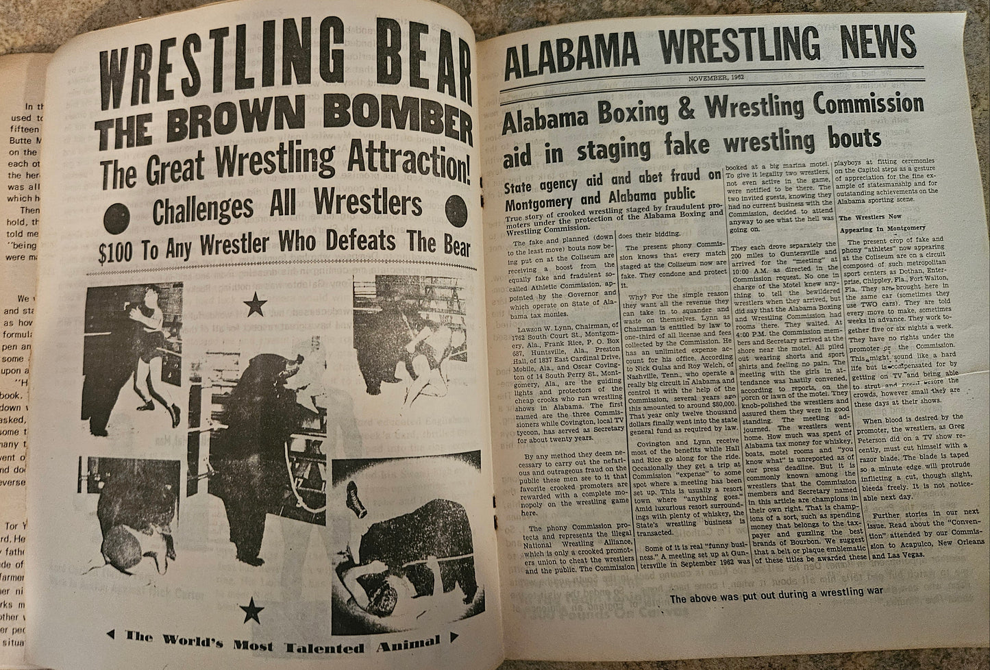 "The Weird Wacky World of Wrestling" — Nick Carter, Former Southern Heavy Weight Champion