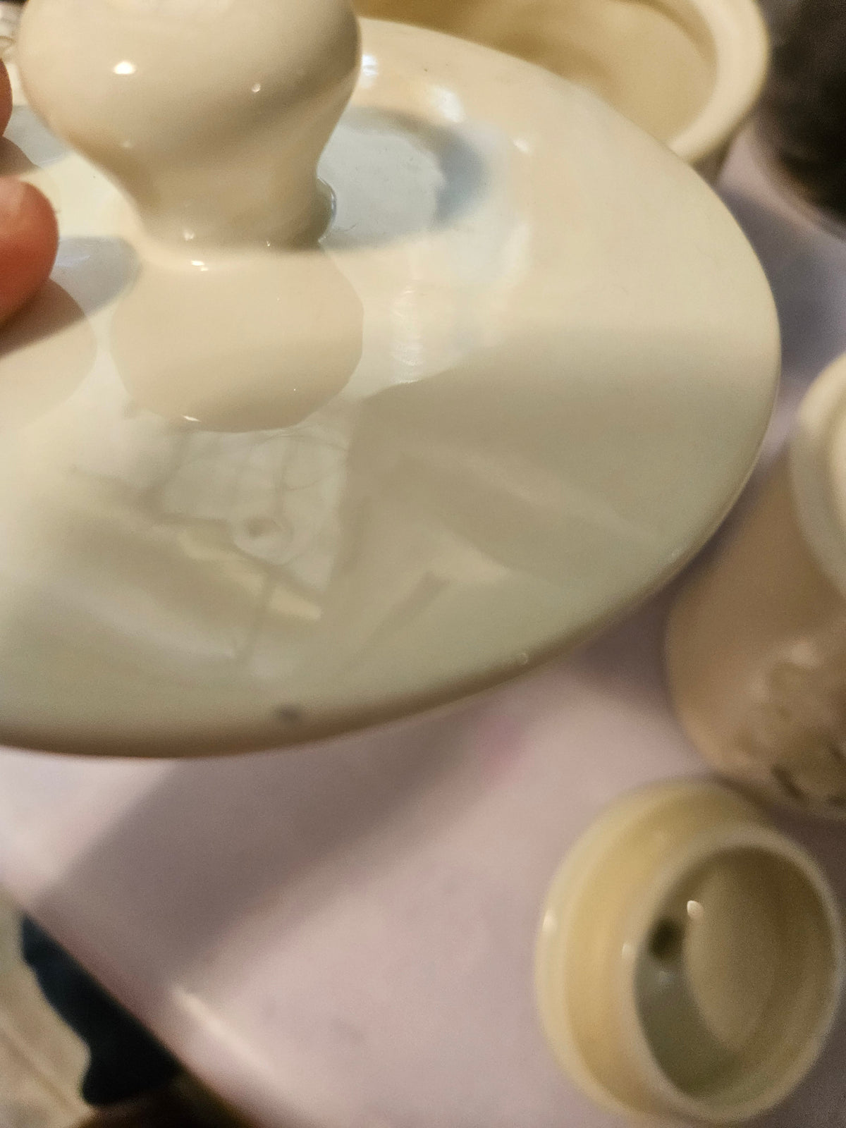 Vintage Pillsbury Doughboy 3D Ceramic Canister Set of 2 — 1998 Pillsbury Co.