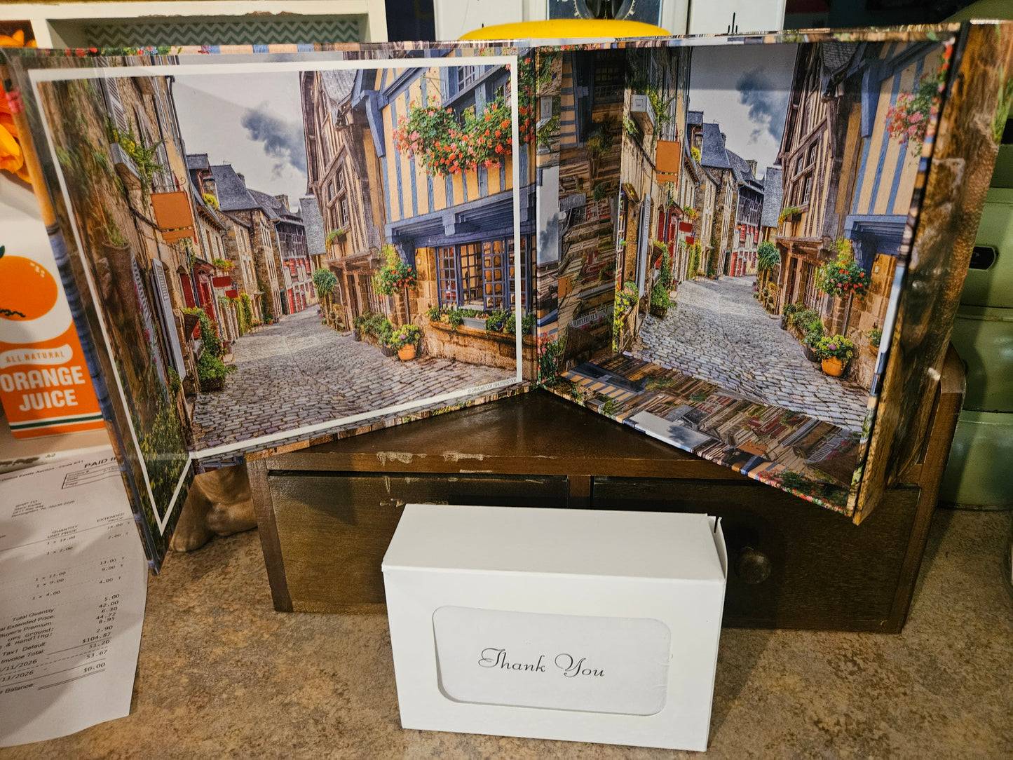 Accordion Photo Display Gift Box – European Scenic, 7.5x3"