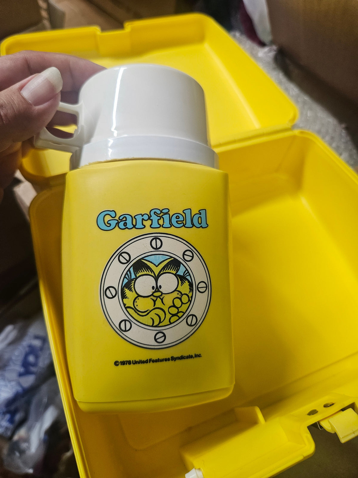 1978 Garfield Lunchbox with Thermos – Complete Set