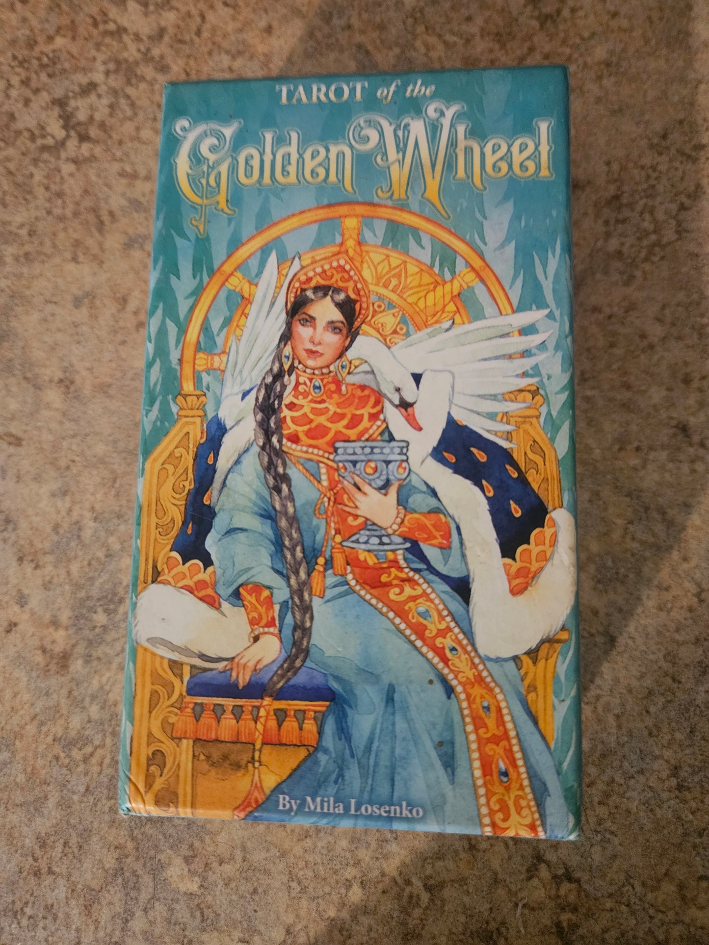 Tarot of the Golden Wheel by Mila Losenko – 78-Card Deck (Cards Only)