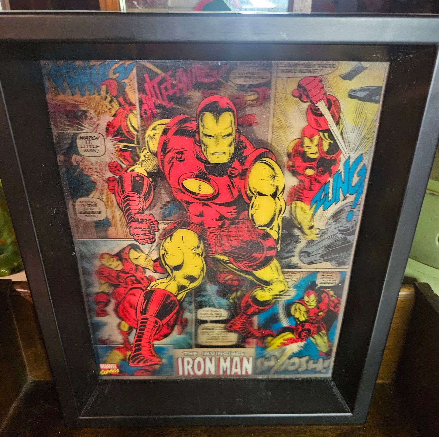 Marvel Iron Man Holographic Framed Picture – 8x10