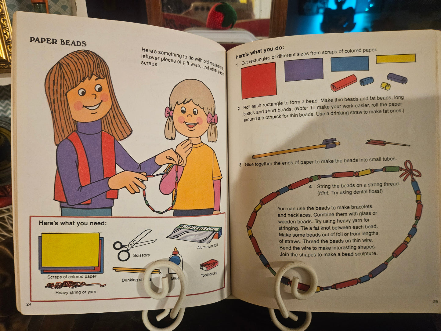 Fun with Paper — Vintage Children's Craft Activity Book