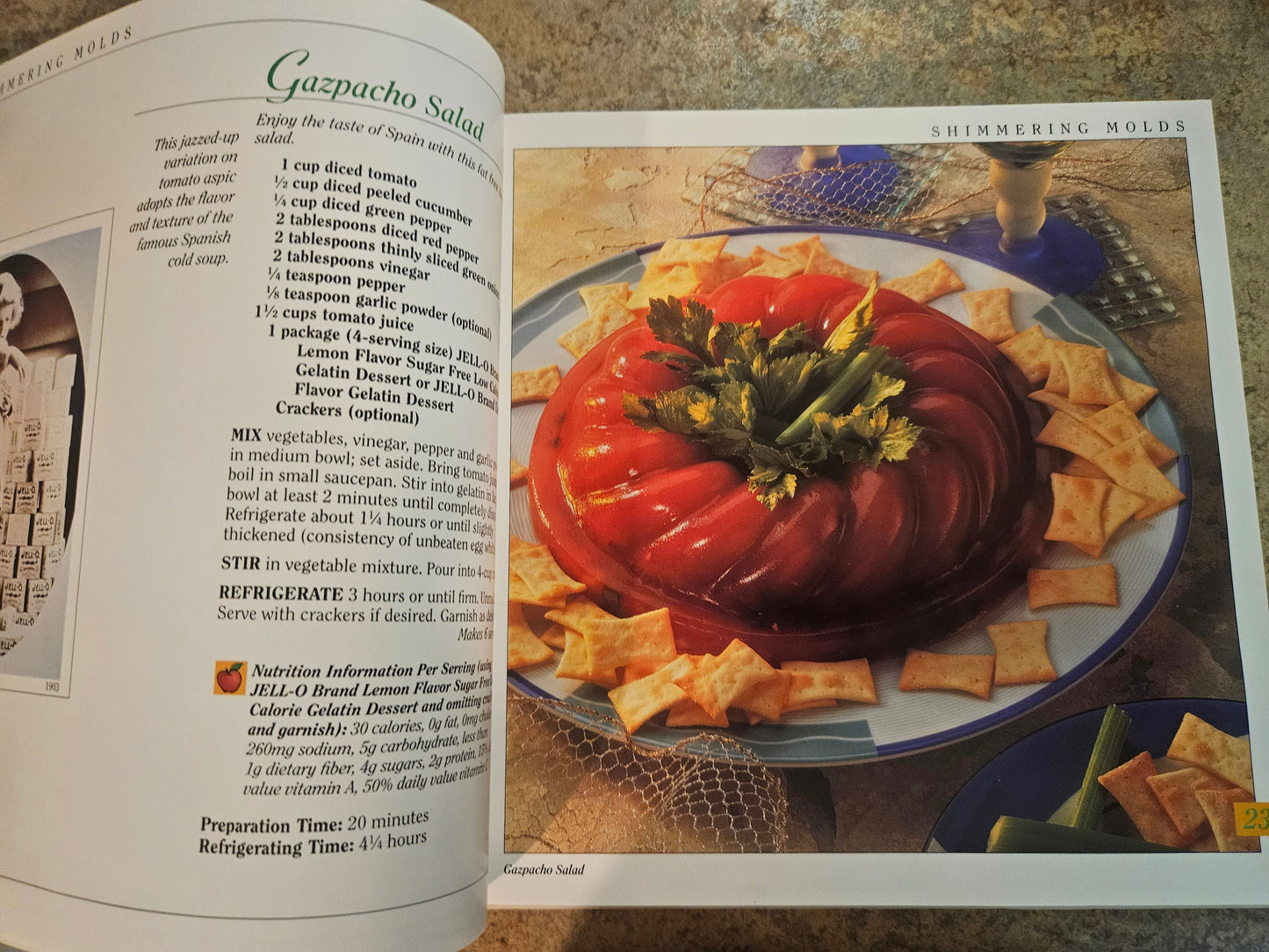"Celebrating 100 Years of Jell-O" Cookbook — 1997, Kraft Foods, Large Format Hardcover, Excellent Condition