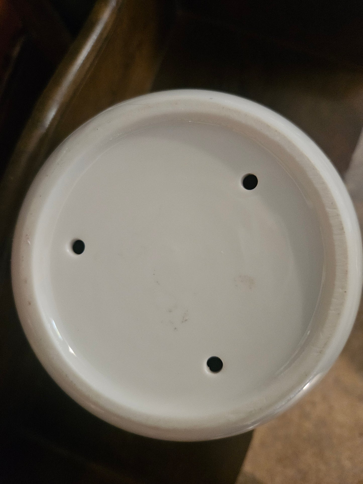 Mushroom Print Ceramic Planter / Utensil Holder
