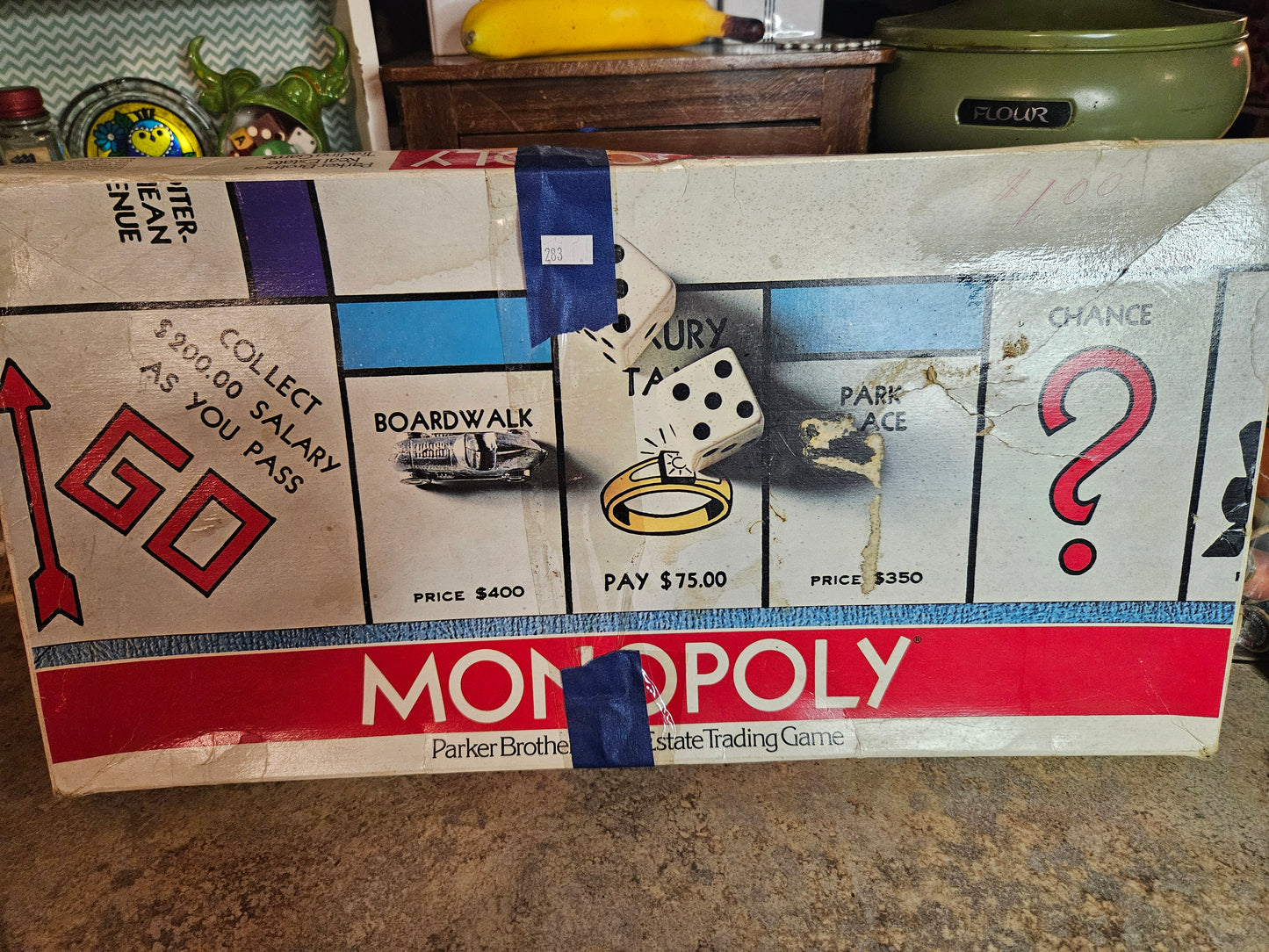 Vintage Monopoly Board Game – Parker Brothers 1961 Edition