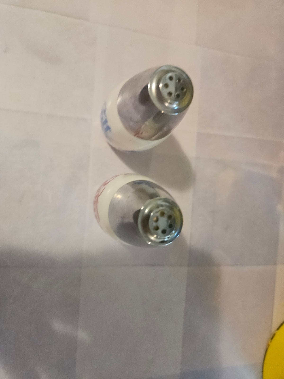 Vintage GEMCO Milk Glass Salt & Pepper Shakers