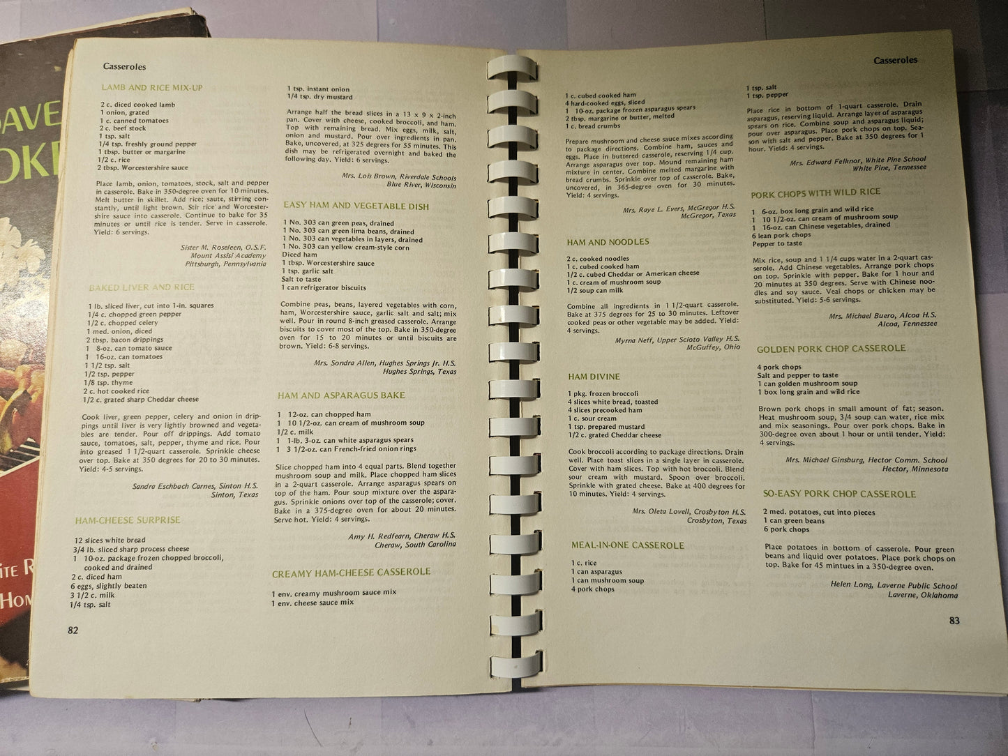 Quick & Easy Dishes — Favorite Recipes of Home Economics Teachers — 1978 Revised Edition Spiral Cookbook