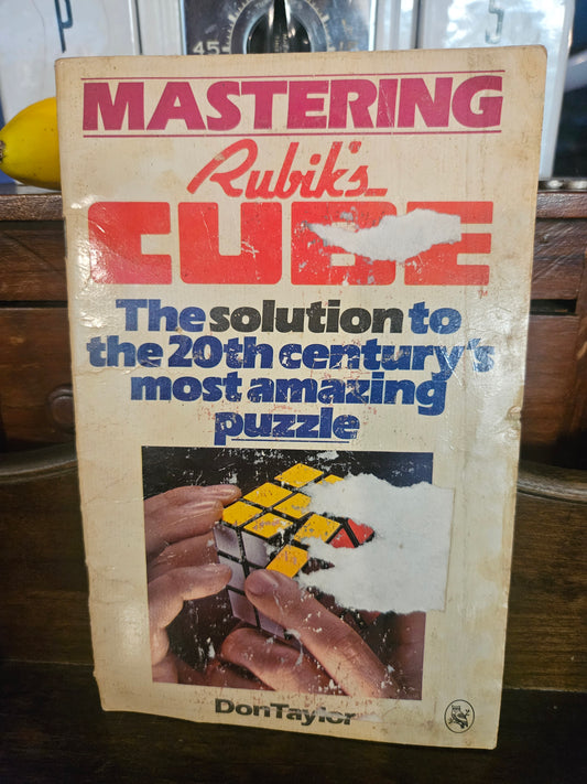 "Mastering Rubik's Cube" — Don Taylor, Vintage Penguin Paperback, 1980s