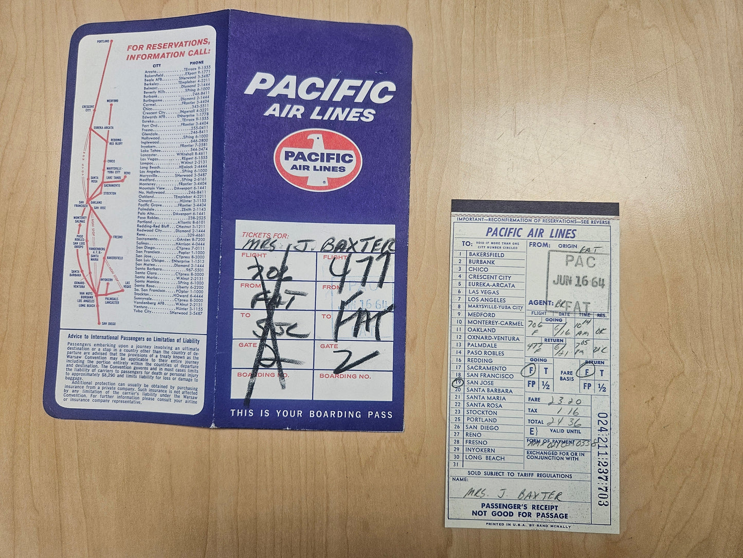 1964 Miss California Pageant Ephemera Lot — Program, Newspaper Clippings & Official Documents