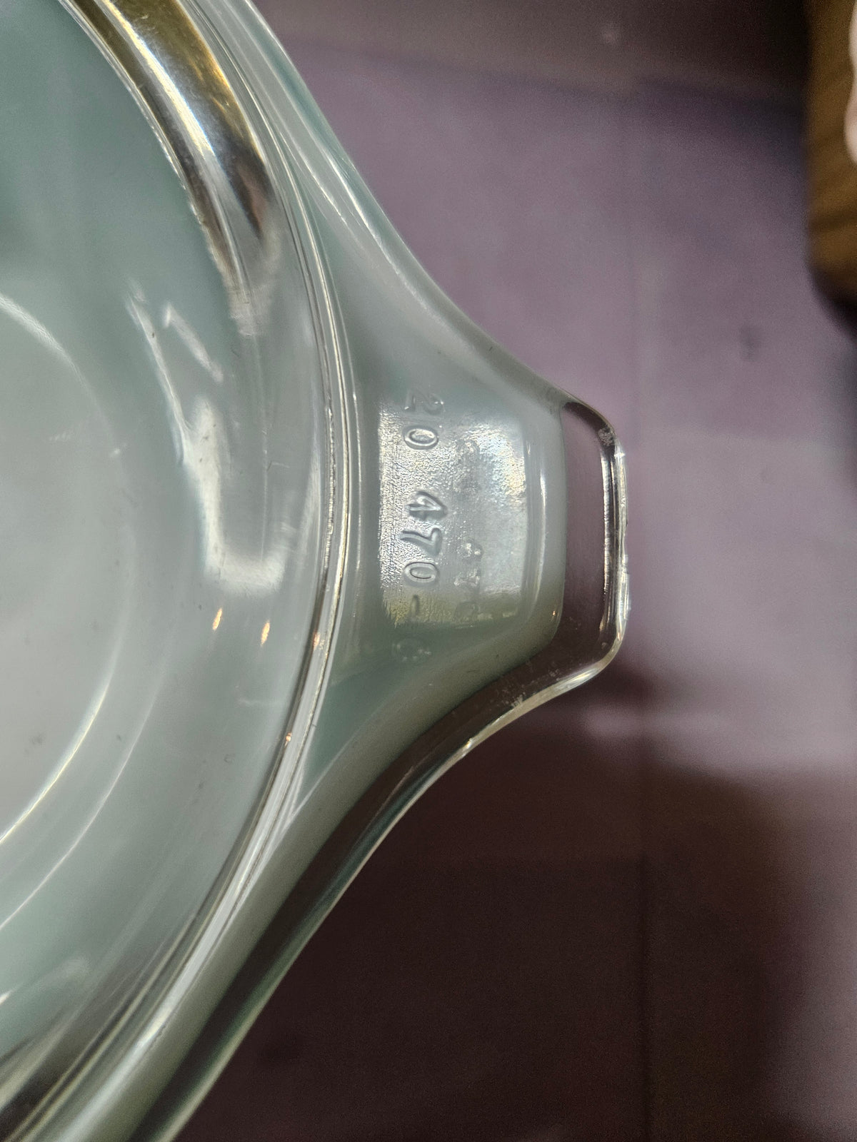 Vintage Pyrex Amish Butterprint 743 Turquoise Casserole with Lid
