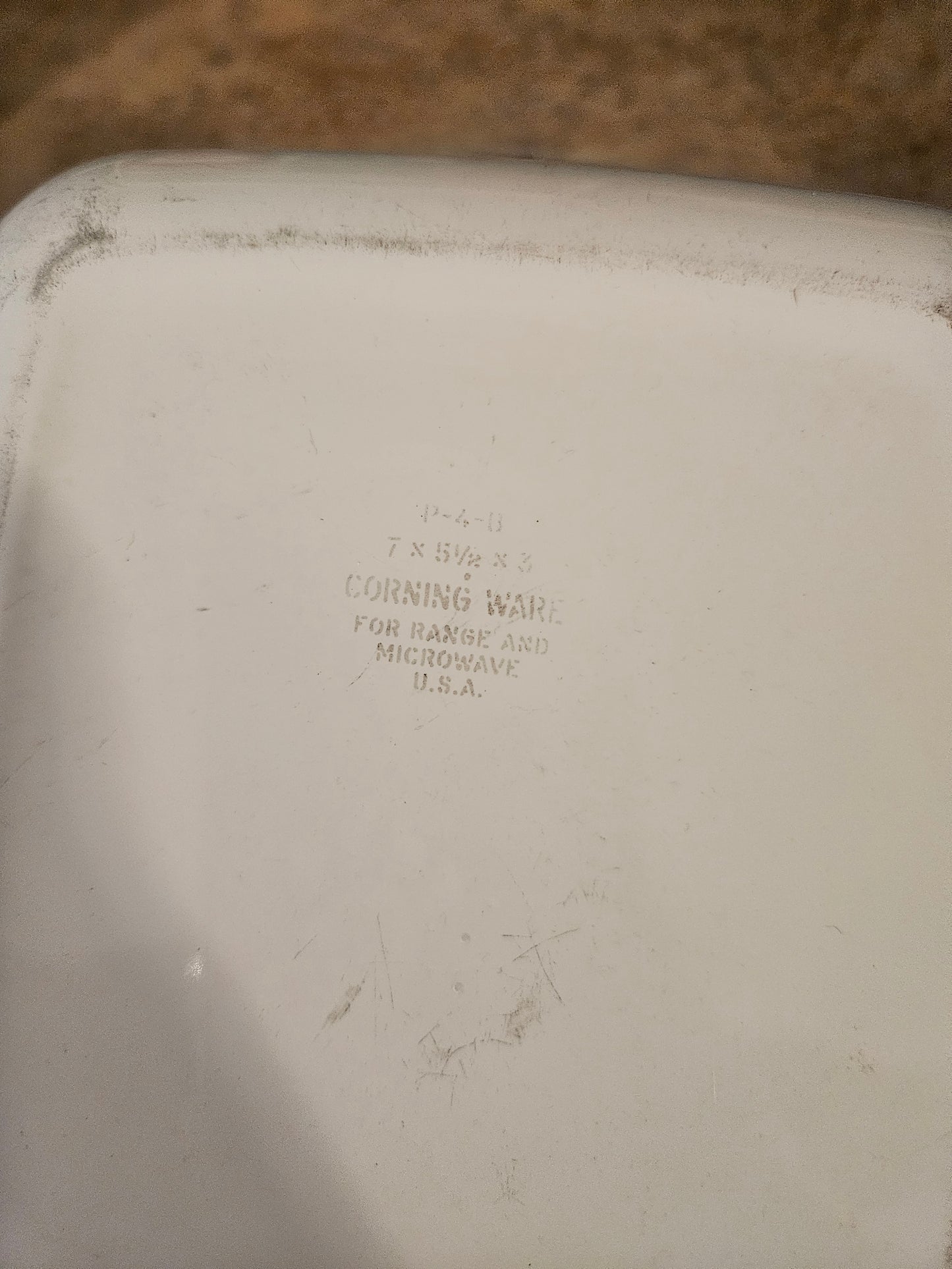 Corning Ware Fresh Cut Fruit Pattern Casserole Dish — 6.5" x 3"