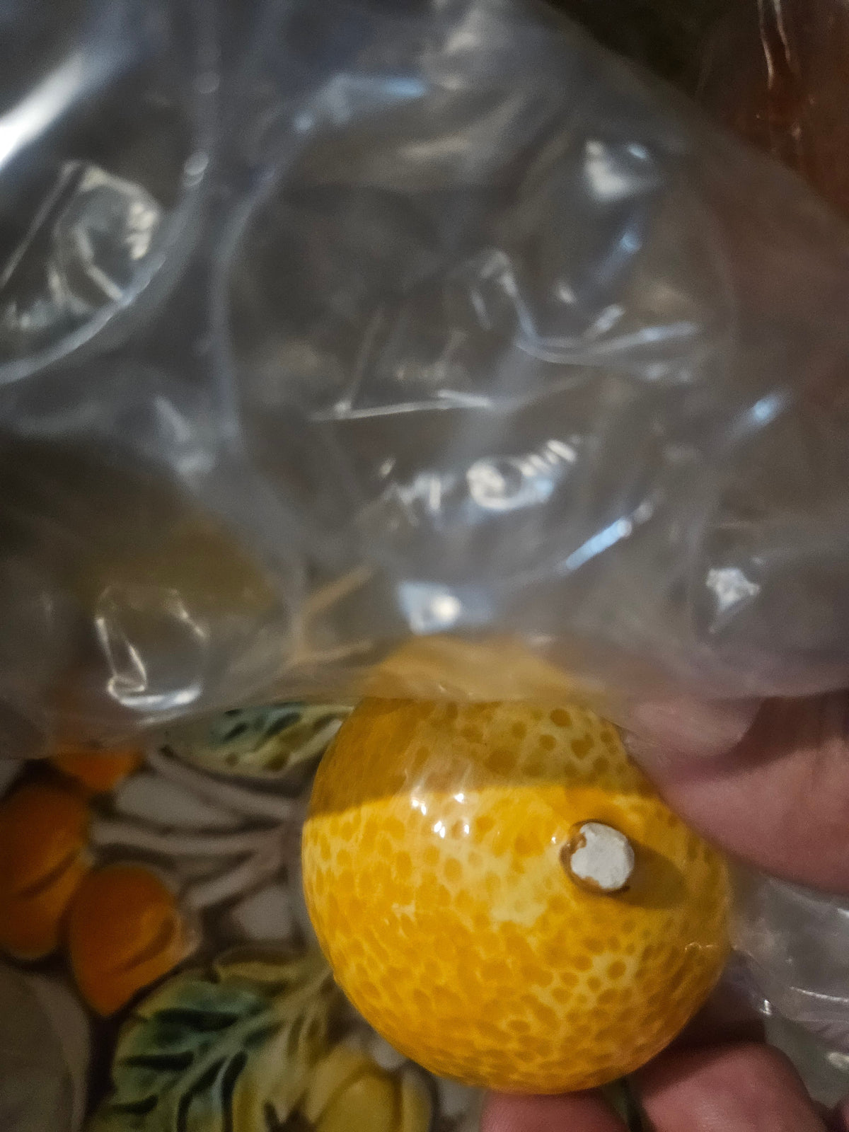 Geo. Zoltan Lefton Majolica Fruit Soup Tureen with Underplate & Ladle
