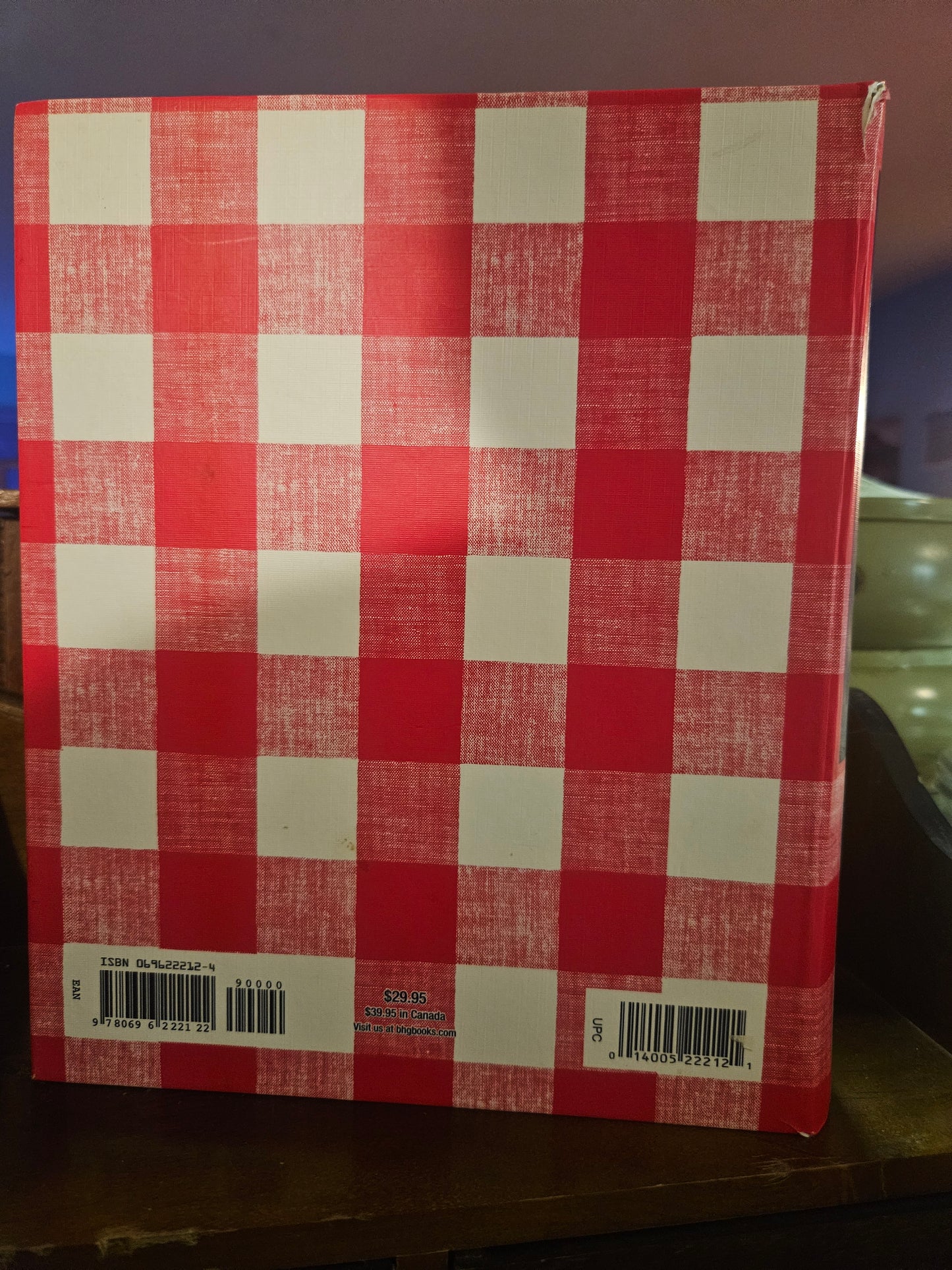 Better Homes and Gardens New Cook Book — 11th Edition (1996), Gingham Binder, Very Good Condition