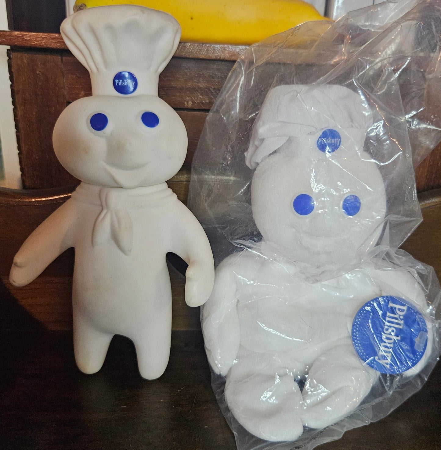 Vintage Pillsbury Doughboy Dolls – Set of Two