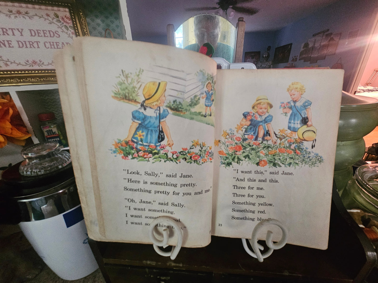 Vintage Fun with Dick and Jane 1946 First Edition Reader – Scott Foresman