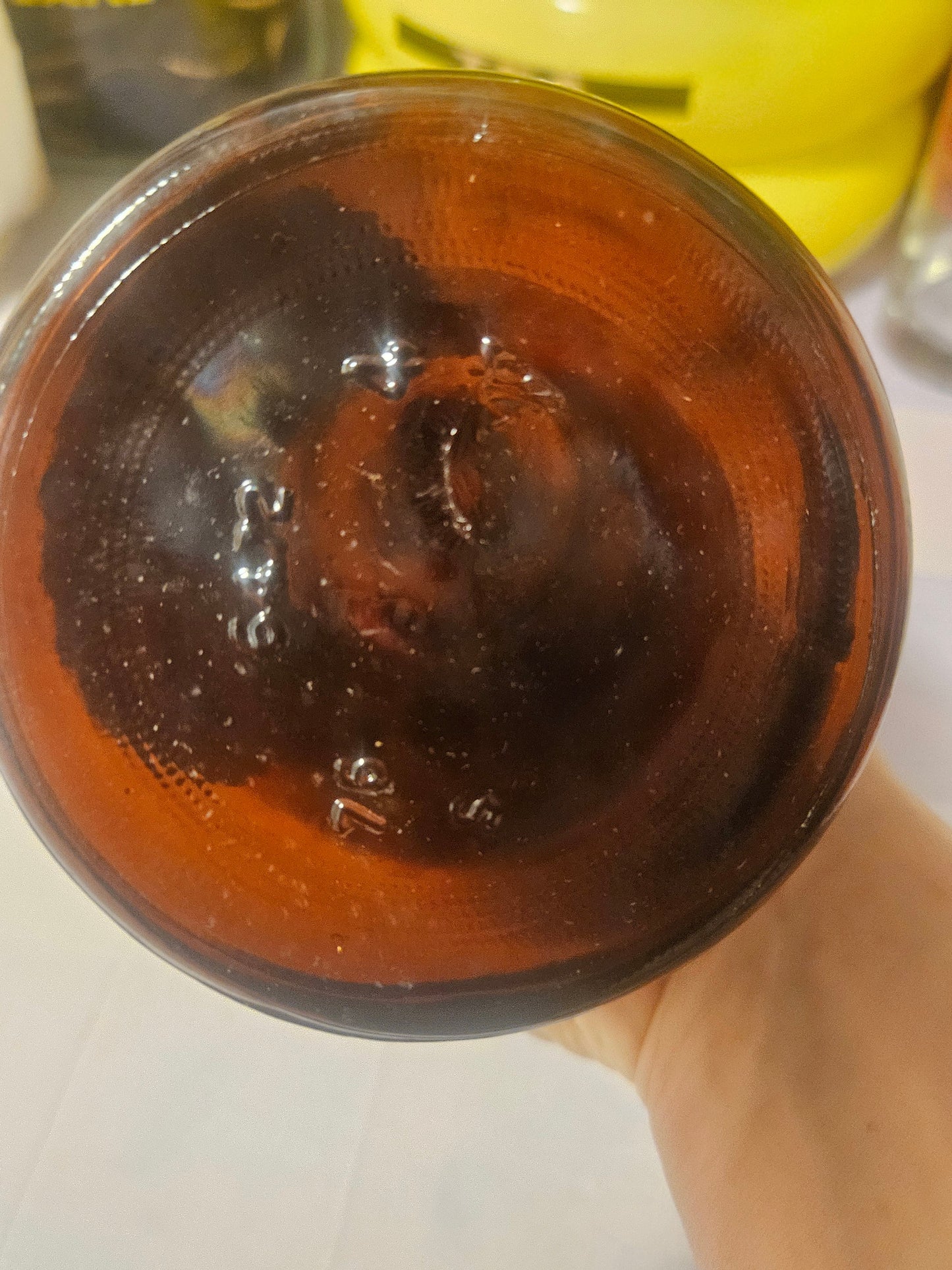 Vintage Mrs. Butterworth's Amber Glass Syrup Bottle