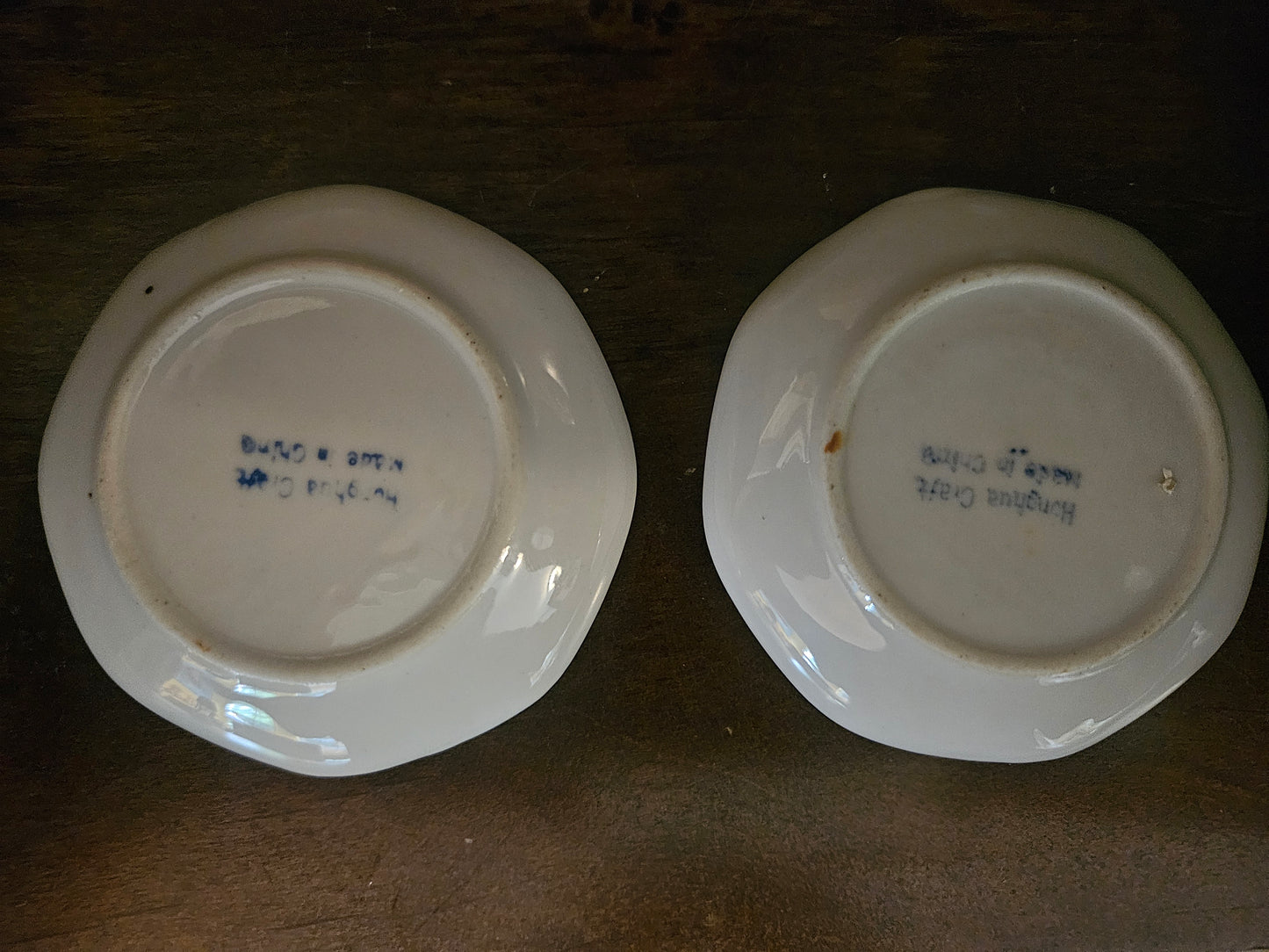 Haviland China Rose Floral Butter Pats — Set of 2