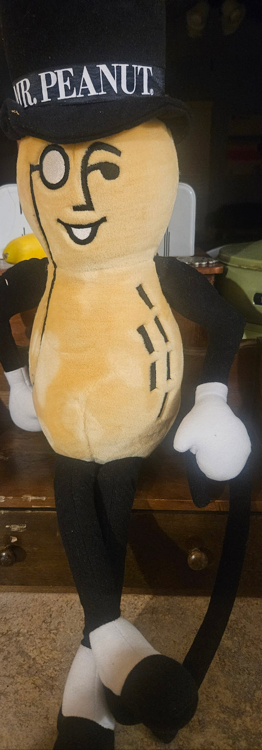 Vintage Mr. Peanut Planters Plush Stuffed Doll 1991