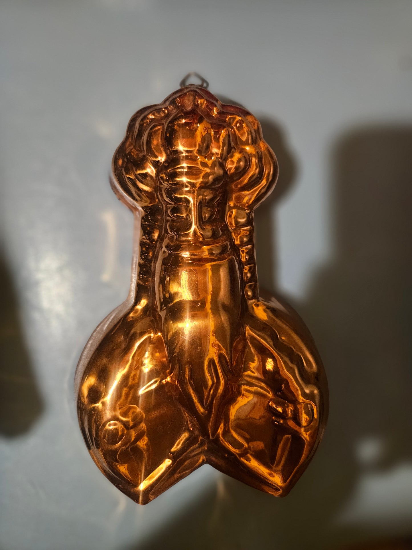 Vintage Copper Lobster Mold