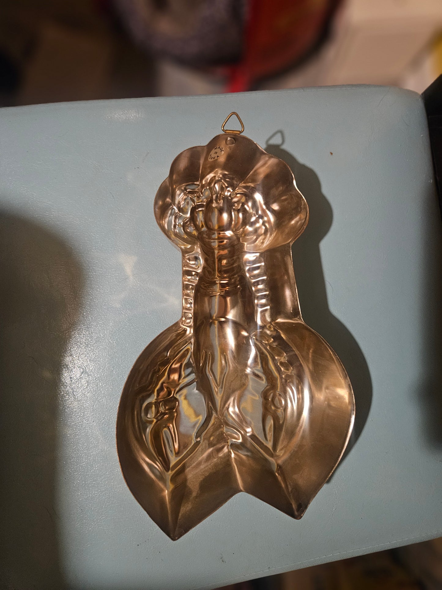 Vintage Copper Lobster Mold