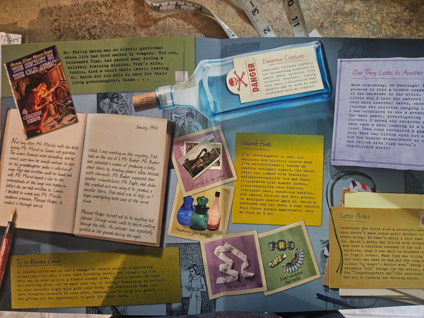 The Lost Files of Nancy Drew — Grosset & Dunlap Interactive Activity Book