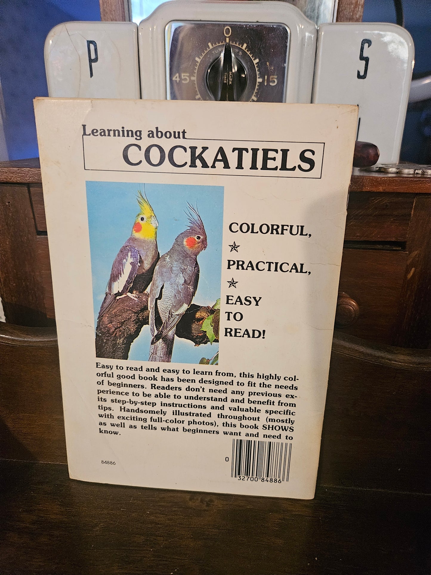 "Learning about Cockatiels" — Vintage Pet Library Booklet, 1970s