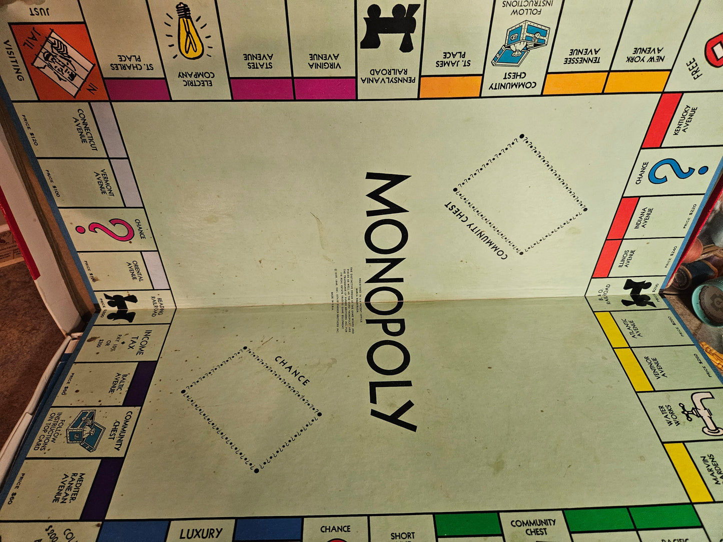 Vintage Monopoly Board Game – Parker Brothers 1961 Edition