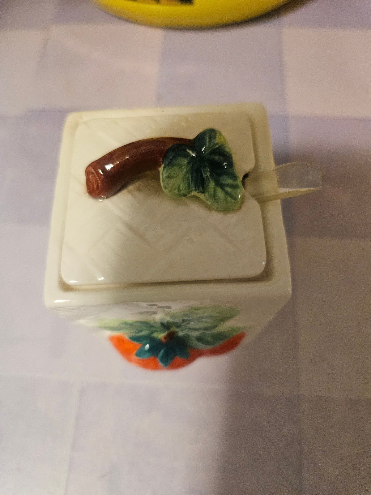 Stafford Original 3D Strawberry Lidded Jam Pot with Spoon