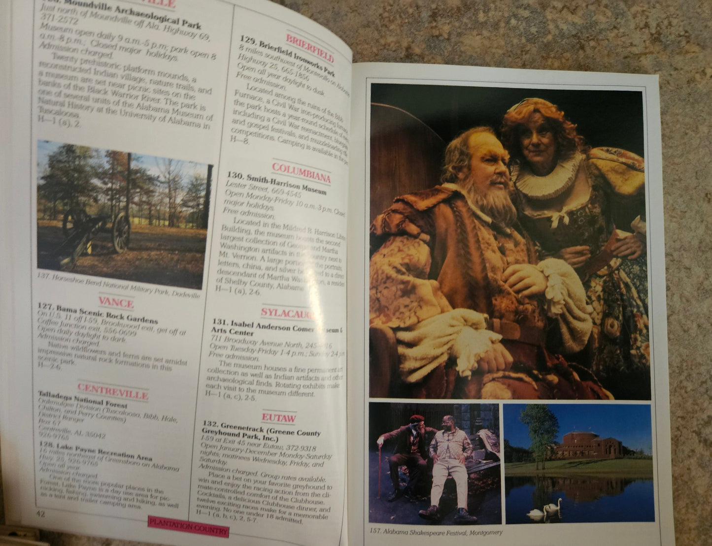 "Alabama: The State of Surprises!" — Vintage State Tourism Guide, 1980s