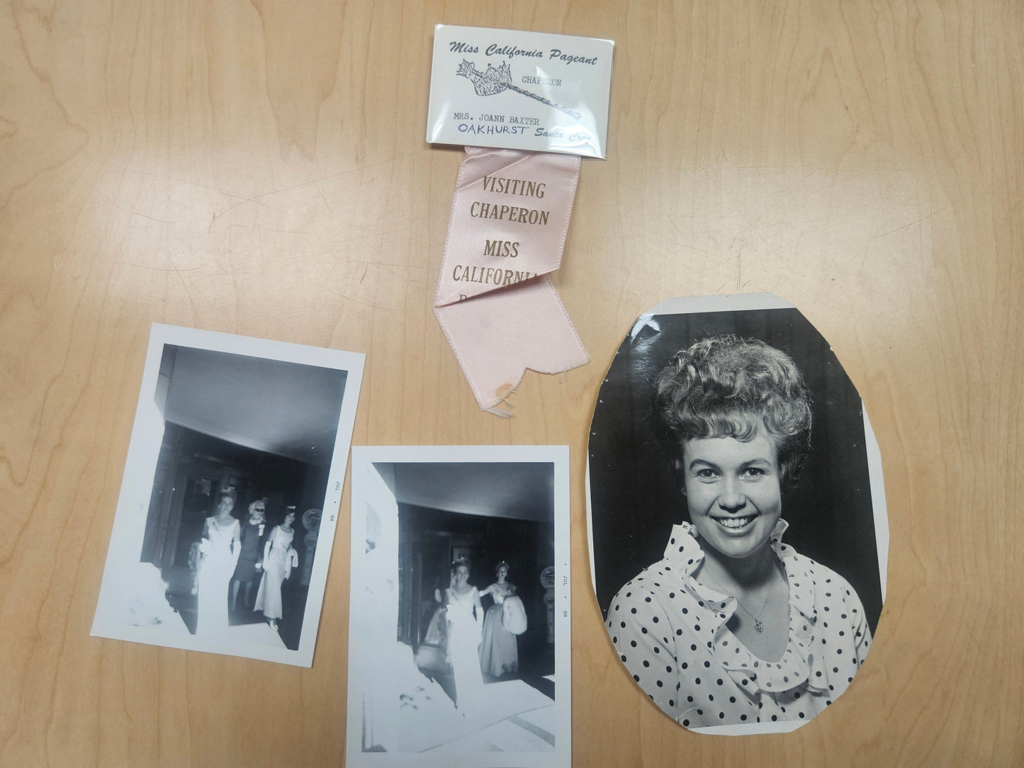 1964 Miss California Pageant Ephemera Lot — Program, Newspaper Clippings & Official Documents