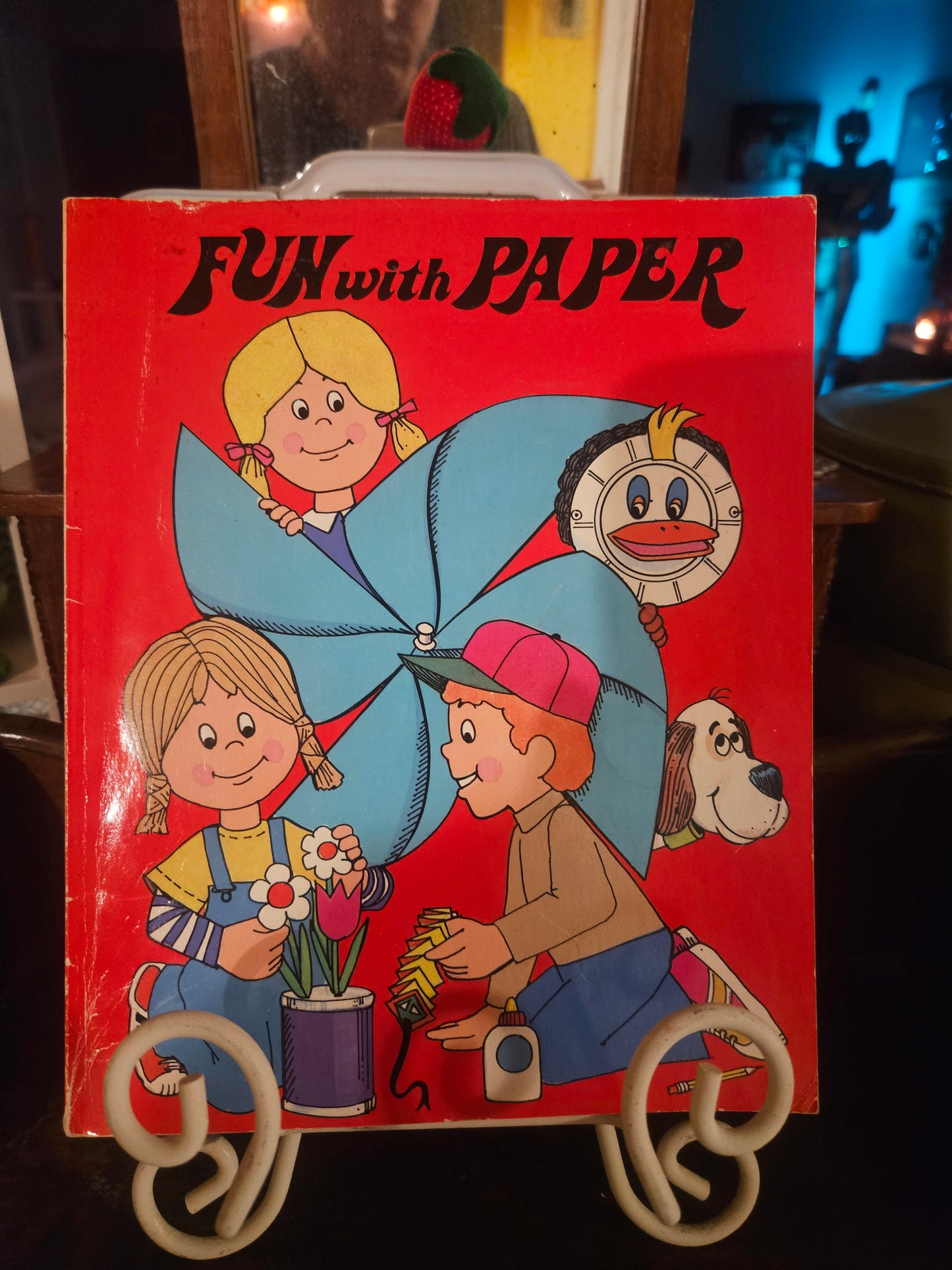 Fun with Paper — Vintage Children's Craft Activity Book
