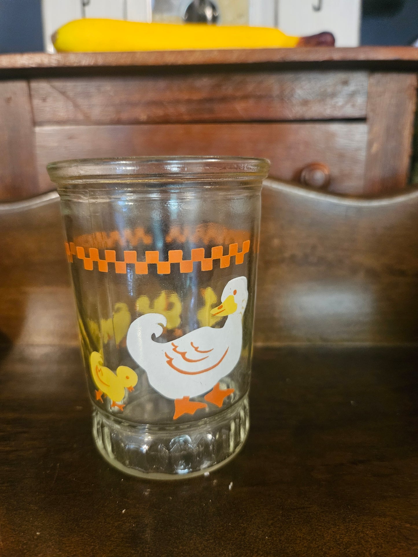 Vintage Duck & Ducklings Juice Glass — Farmhouse Country Kitchen