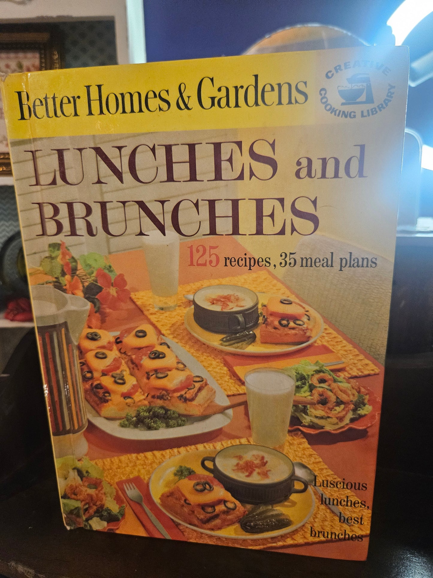 Better Homes & Gardens Lunches and Brunches — 1963, Creative Cooking Library, Hardcover, Vintage