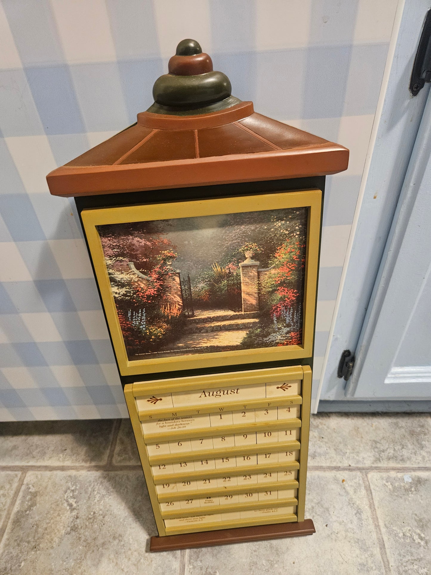Thomas Kinkade Victorian Garden Perpetual Calendar – Complete Set